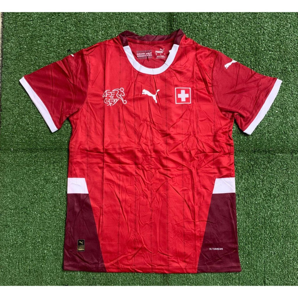 Switzerland Home & Away 2024/25 Football Kit Shirt Soccer Jersey Kit Uniform