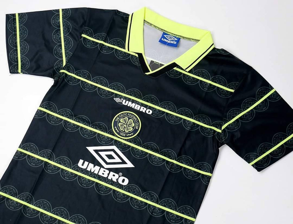 Celtic Away football shirt 1997 - 1998. Sponsored by Umbro