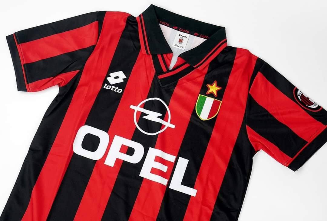 Retro AC Milan 96 - 97 Football Soccer Jersey Shirt