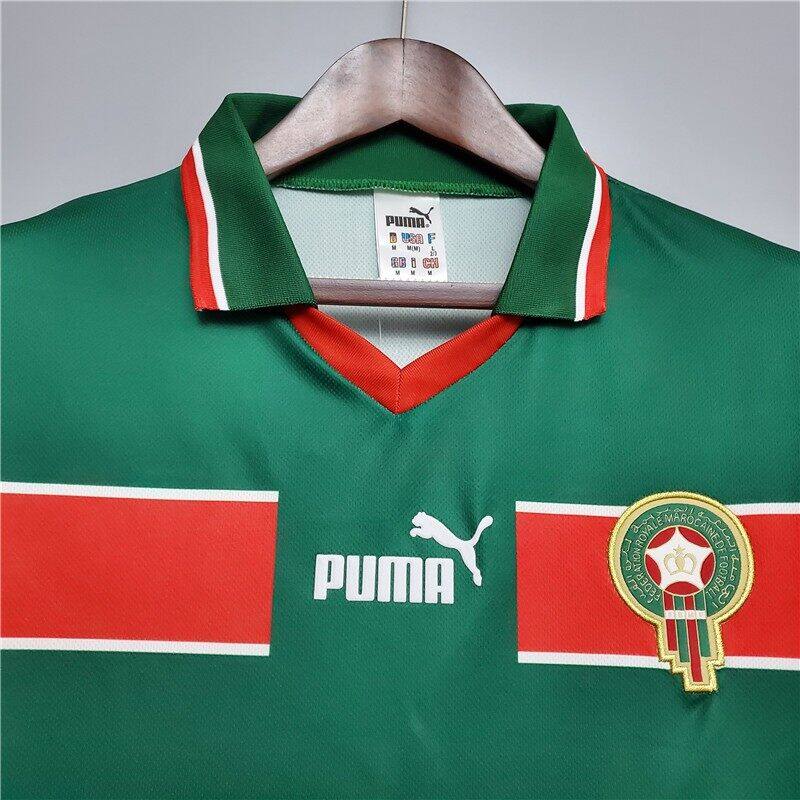 Morocco Home 1998-99 Football Shirt Soccer Jersey Retro Vintage